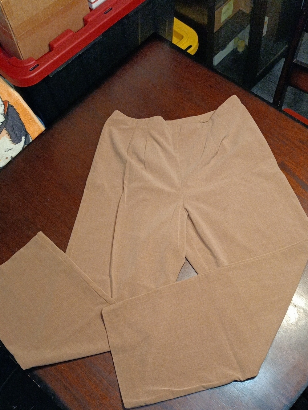 Worthington Women's Straight-Leg Trousers in Light Brown
